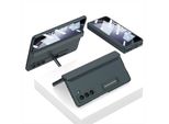 Custodia Per Samsung Galaxy Z Fold 5, Protezione Magnetica Della Cerniera, Cover All-Inclusive Con Protezione Dello Schermo E Supporto Verde Chiaro