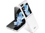 Custodia Per Samsung Galaxy Z Flip 5, Cassa Solida E Sottile In Pc Opaco Anti-Impronta, Argento
