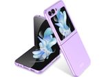 Custodia Per Samsung Galaxy Z Flip 5, Custodia Solida E Sottile In Pc Opaco Anti-Impronta Viola