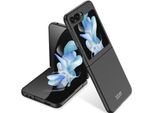 Custodia Per Samsung Galaxy Z Flip 5, Sottile Pc Solido Opaco Anti-Impronta Custodia Nera