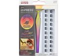 Kiss Impress Press-On Ciglia A Grappolo Kit Nero Naturale