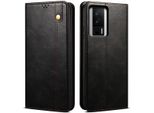 Custodia Per Xiaomi Poco F5 Pro / Redmi K60 / K60 Pro, Custodia In Pelle Flip Wallet Con Funzione Stand Nero