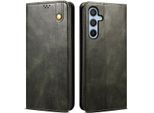 Custodia Per Samsung Galaxy A54, Portafoglio In Pelle Flip Case Con Funzione Stand Verde