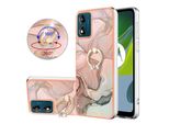 Custodia Per Motorola Moto E13, Custodia Protettiva In Silicone Tpu Bumper A Fantasia Con Supporto Ad Anello CrèMe