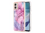 Custodia Per Motorola Moto G53, Custodia In Silicone Tpu A Fantasia, Paraurti Antiurto Rosa