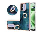 Custodia Per Xiaomi Redmi 12C, Custodia Protettiva In Silicone Tpu Bumper A Fantasia Con Supporto Ad Anello Verde
