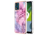 Custodia Per Motorola Moto E13, Custodia In Silicone Tpu A Fantasia, Paraurti Antiurto Rosa
