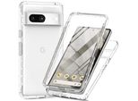 Custodia Per Google Pixel 8, Paraurti Con Protezione Dello Schermo Integrata Custodia Protettiva A 360° Trasparente