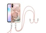 Custodia Con Cinturino Per Xiaomi Redmi 9A, Bumper In Tpu A Fantasia, Custodia Protettiva Con Cinturino Regolabile CrèMe