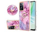 Custodia Per Oneplus Nord N300, Custodia Protettiva In Silicone Tpu A Fantasia Con Supporto Ad Anello Rosa