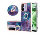 Custodia Per Xiaomi Redmi 12C, Custodia Protettiva In Silicone Tpu A Fantasia Con Supporto Ad Anello Viola