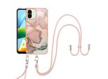 Custodia Con Cinturino Per Xiaomi Redmi A1, Paraurti In Tpu A Fantasia, Custodia Protettiva Con Cinturino Regolabile CrèMe