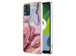 Custodia Per Motorola Moto E13, Custodia In Silicone Tpu A Fantasia, Paraurti Antiurto Oro Rosa