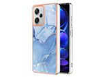 Custodia Per Xiaomi Redmi Note 12 Pro+, Custodia In Silicone Tpu A Fantasia, Paraurti Antiurto Blu