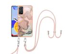 Custodia Con Cinturino Per Xiaomi Redmi Note 11Pro 5G / 4G, Paraurti In Tpu A Fantasia, Custodia Protettiva Con Cinturino Regolabile CrèMe