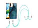 Custodia Con Cinturino Per Xiaomi Redmi A1, Bumper In Tpu A Fantasia, Custodia Protettiva Con Cinturino Regolabile Verde