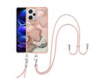 Custodia Con Cinturino Per Xiaomi Redmi Note 12 Pro+, Paraurti In Tpu A Fantasia, Custodia Protettiva Con Cinturino Regolabile CrèMe