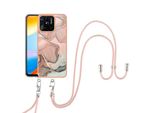 Custodia Con Cinturino Per Xiaomi Redmi 10C, Paraurti In Tpu A Fantasia, Custodia Protettiva Con Cinturino Regolabile CrèMe
