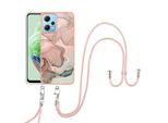 Custodia Con Cinturino Per Xiaomi Poco X5/Redmi Note 12 5G, Paraurti In Tpu A Fantasia, Custodia Protettiva Con Cinturino Regolabile CrèMe