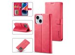 Custodia Per Iphone 14 Custodia Flip In Pelle Con Chiusura Magnetica E Supporto, Custodia Protettiva Rosa Caldo