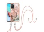 Custodia Con Cinturino Per Xiaomi Redmi 10, Paraurti In Tpu A Fantasia, Custodia Protettiva Con Cinturino Regolabile CrèMe