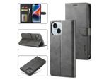 Custodia Per Iphone 14 Custodia Flip In Pelle Con Chiusura Magnetica E Supporto, Custodia Protettiva Nera