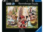 Ravensburger - Puzzle 1000 Disney Mickey Mouse Vacation Mickey E Minnie