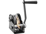 Argano Manuale A Cavo 362,8 Kg - Argano Per Barca 173X126X119 Mm - Argano Manuale A 2 Vie Con Cricchetto/1 Velocità - Cavo In Acciaio Da 10 M - Argano A Cinghia Con Impugnatura Ergonomica - Argano Manuale A Cavo Argano Per Veicoli E Barche