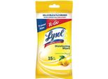 Lysol | Salviette Detergenti Limone E Lime - 15 Pezzi - Antibatteriche - Profumo Fresco - Versatili