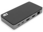 Act USB-C 4K Mst Docking Station Per 2 Monitor Hdmi Ethernet 3X USB-A Pd - Kabel - Digital/Daten (AC7093)