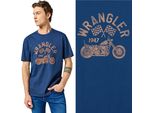 Wrangler Americana - Maglietta A Maniche Corte Blu S Uomo Blu S