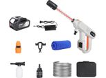 Idropulitrice A Batteria, 80 Bar, Ugello 5 In 1, 1 Batteria Bianco, Eu, Elettrico
