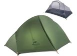 Tenda Da Trekking, Materiale Siliconico Ultraleggero, Design Impermeabile, 1P - 20D - Verde