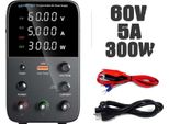 Alimentatore Dc, Tensione Regolabile, Uscita 10A, WPS605H 60V 5A