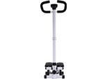Stepper Fitness, Regolabile In Altezza, Bande Di Resistenza Incluse, Nero