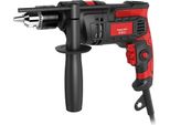Trapano A Percussione - Trapano Elettrico - Potenza 850 W - Velocità 3000 Giri/Min - Due Modalità Di Percussione/Foratura - Impugnatura Supplementare Ruotabile Di 360° - Spina Ue - Nero
