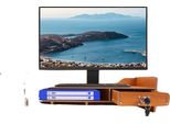 Supporto Per Monitor, 48 X 20 X 13,5 Cm, Capacità Di Carico 5 Kg, Materiale Mdf, Stile Moderno, Montaggio Su Tavolo