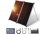 Pannello Solare, Design Portatile, Staffa Regolabile, 160W