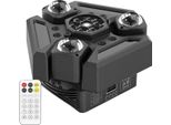 Luce A Testa Mobile, Effetti Rgbw, Controllo Dmx, Nero, Spina Ue