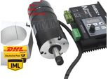 Motore Mandrino Senza Spazzole, Potenza 400W, Tensione Di Ingresso 48V, Velocità Massima 12000 Giri/Min, Compatibilità ER8, Driver 600W In Dotazione