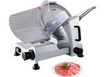 Affettatrice Elettrica, Lama Da 30 Cm, Potenza 320 W, Spessore Regolabile Da 0 A 15 Mm, Velocità 350-400 Giri/Min, Piastra In Acciaio Inox