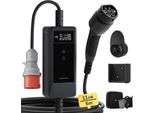 Caricabatterie Per Veicoli Elettrici, Potenza 11 Kw, Corrente Regolabile, 11Kw 6M, TYPE2