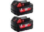 Batteria Di Ricambio, Capacità 8000Mah, Tecnologia Agli Ioni Di Litio, 2Pcs 8000Mah