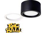 Lampada Da Soffitto, Sorgente Luminosa A Led, Design Moderno, Nero 5 Pezzi, Bianco Freddo 6000K, 140 75Mm-15W