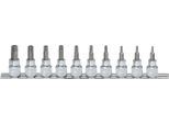 Ks Tools Set Di Bussole 3/8" Chromeplus Tx Foro 10 Pz.Tb10-Tb55 918"