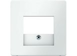 Berker 6810336089 Placca Centrale Per Presa Tdo Bianco Polare Vellutato Berker Q.1/Q.3