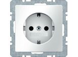 Berker 41236089 Presa Schuko Bianco Polare Vellutato Berker Q.1/Q.3