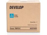 Develop A0X54D5 TNP-51 C Kit Toner Ciano, 5.000 Pagine Per Ineo + 3110 Plus 3110