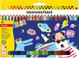 Eberhard Faber 551150 Penne In Fibra Eberhard Faber Colori, Confezione Da 50 Pz