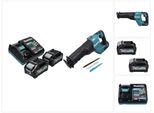 Makita Jr 001 GM2 Sega Circolare A Batteria 40 V Max. Senza Spazzole Xgt + 2X Batteria 4,0 Ah + Caricabatterie - Senza Custodia